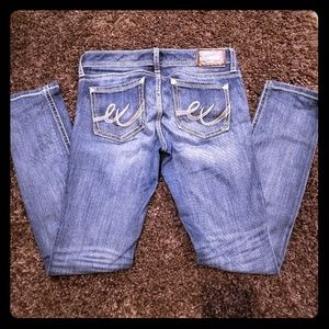 Express Skinny Stella Low Rise Jeans